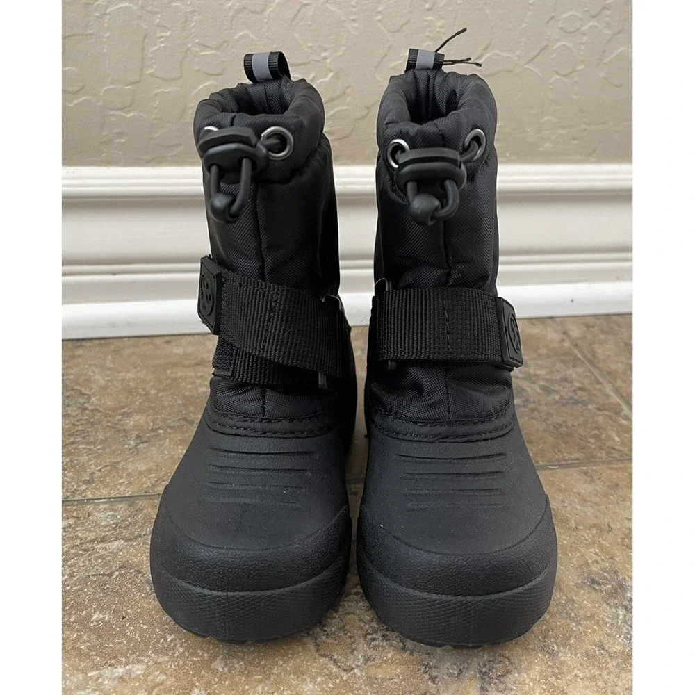 Northside Winter Snow Boots Black Toddler Kids Size 5